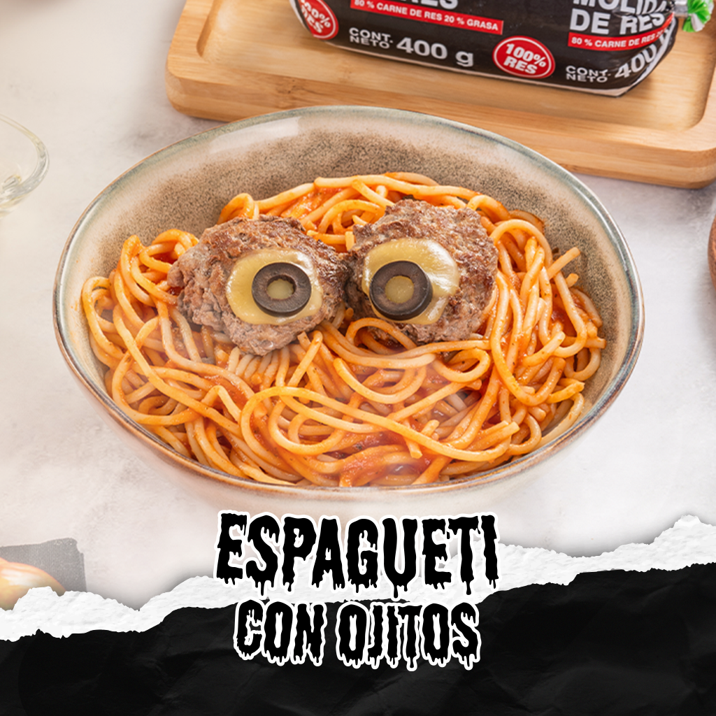Espagueti con ojitos 👀